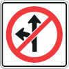 No Straight Through or Left Turn
