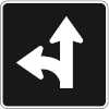 Straight Through & Left Turn Only