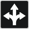 Left, Right & Straight Through Only