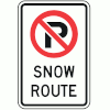 No Parking - Snow Route