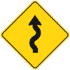 Winding Road to Left