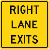 Rigth Lane Exits (Non-Freeway)