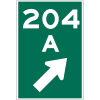 Ground Mounted Exit (Number & Suffix)