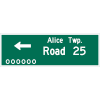 Turn Off Township Road (Number)