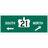 Turn Off Hwy. Off Ramp or Non-Hwy. Road