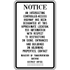 Controlled Access Highway Notice