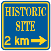 Historic Site Route Marker