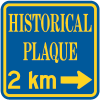 Historical Plaque Route Marker
