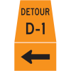 Detour Marker - Left Turn