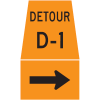 Detour Marker - Right Turn