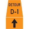 Detour Marker - Through