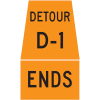 Detour Marker - Ends