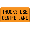 Trucks Use Center Lane