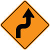Sharp Reverse Curve Right