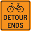 Bicycle Lane Detour Ends