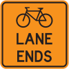 Bicycle Lane Closed