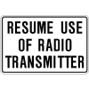Resume Use of Radio Transmitter